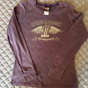 Harley-Davidson Purple Long Sleeve Tee